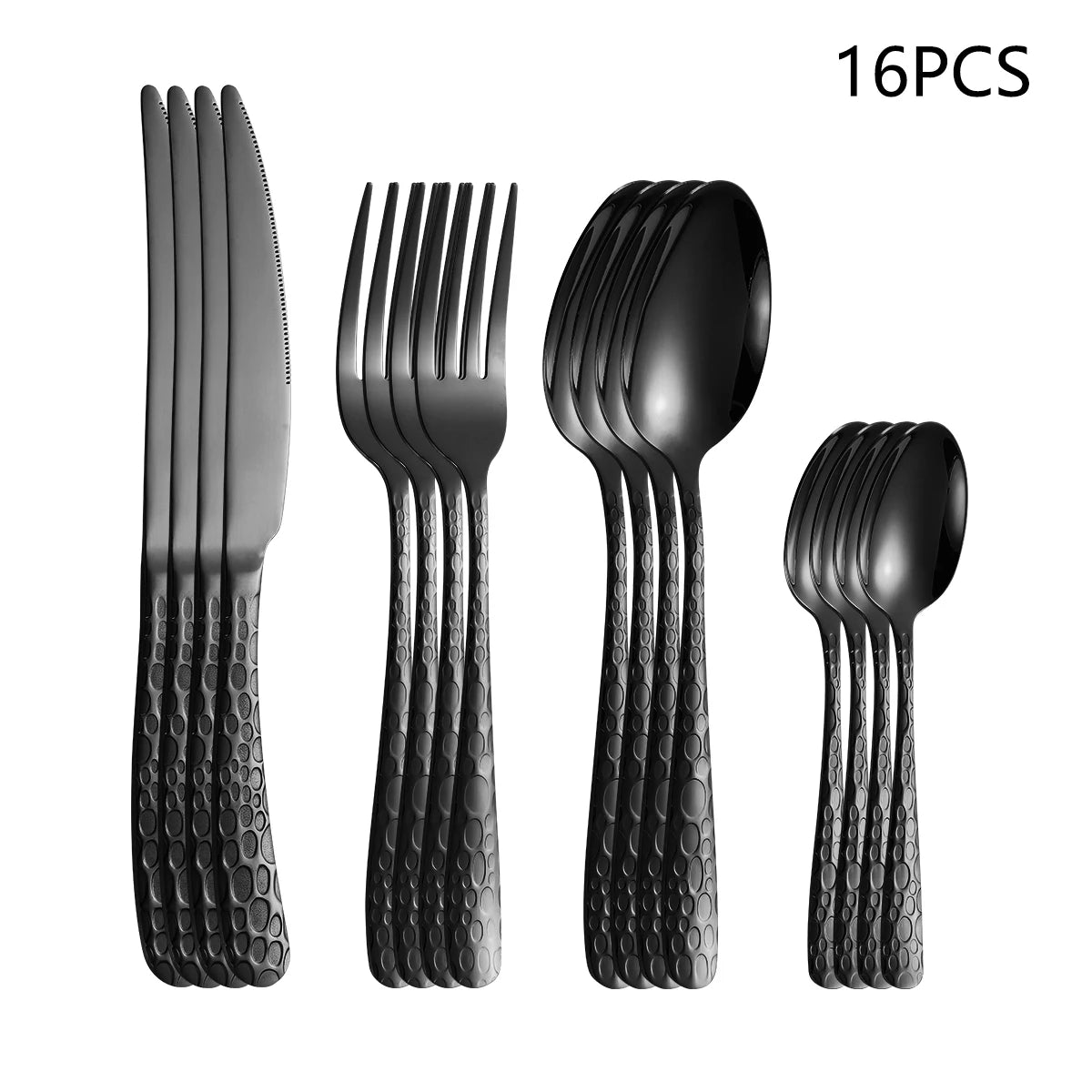 Set de cubiertos acero inoxidable